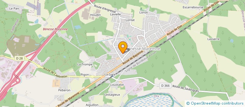 localisation de l'entreprise MONSIEUR MAXIME CICCIARELLO  SAINT-VINCENT-DE-TYROSSE