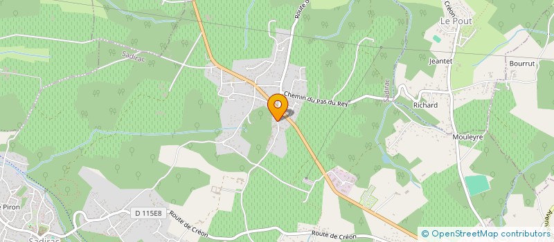 localisation de l'entreprise MONSIEUR MAXIME CLARISSE  SADIRAC