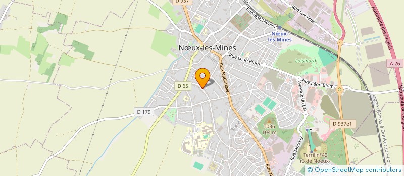 localisation de l'entreprise MONSIEUR MAXIME CLERBOUT à NŒUX-LES-MINES