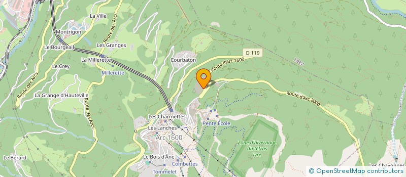 localisation de l'entreprise MONSIEUR MAXIME CLOSSON  BOURG-SAINT-MAURICE