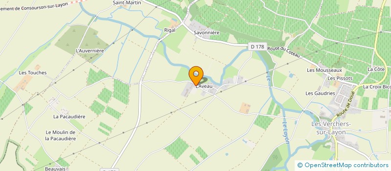 localisation de l'entreprise MONSIEUR MAXIME COCHARD  DOUE-EN-ANJOU