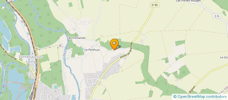 localisation de l'entreprise MONSIEUR MAXIME COCHELIN  FERRIERES-EN-GATINAIS