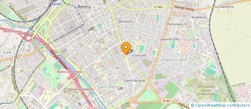 localisation de l'entreprise MONSIEUR MAXIME COLIN  REIMS