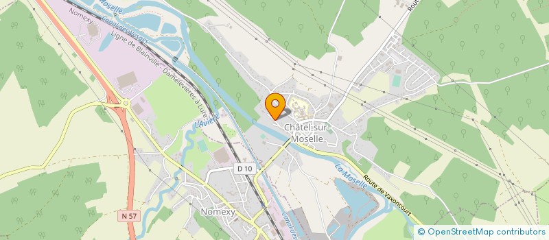 localisation de l'entreprise MONSIEUR MAXIME COLLIN  CHATEL-SUR-MOSELLE