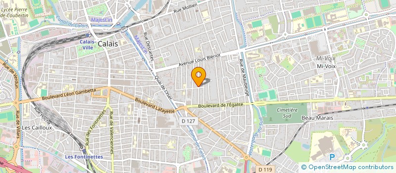 localisation de l'entreprise MONSIEUR MAXIME COLLIN  CALAIS