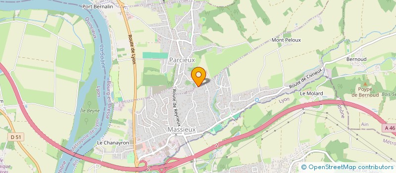 localisation de l'entreprise MONSIEUR MAXIME COMBEL  PARCIEUX