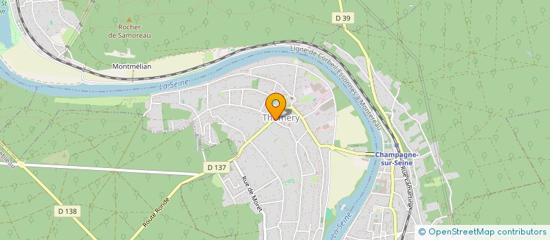 localisation de l'entreprise MONSIEUR MAXIME COMBERIATI  THOMERY