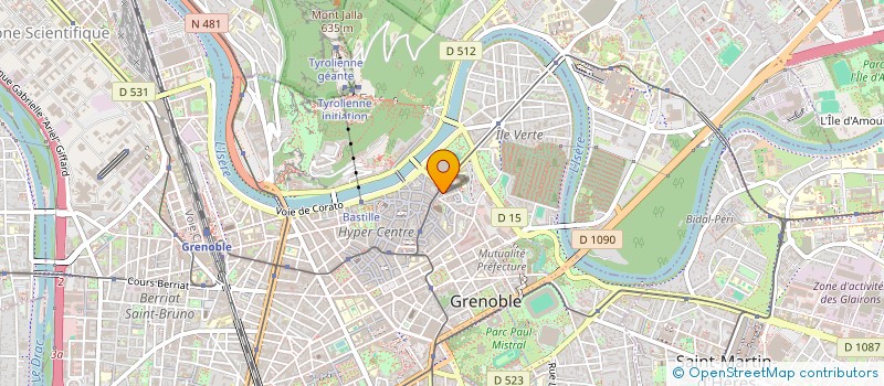 localisation de l'entreprise MONSIEUR MAXIME COMMENT  GRENOBLE