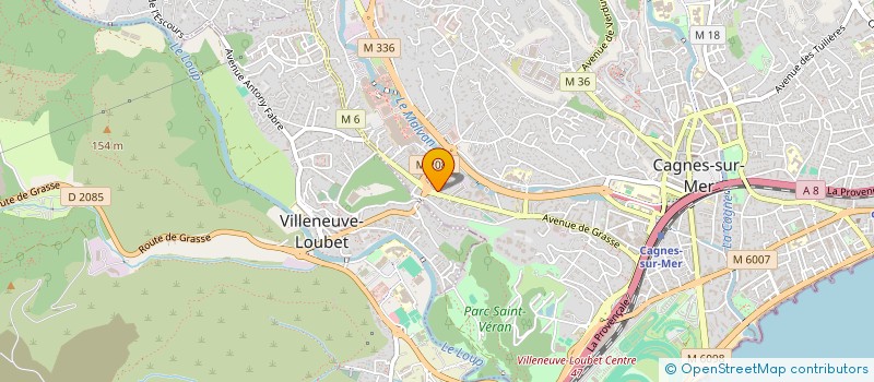 localisation de l'entreprise MONSIEUR MAXIME COMMERE-D'AUTHIER à CAGNES-SUR-MER