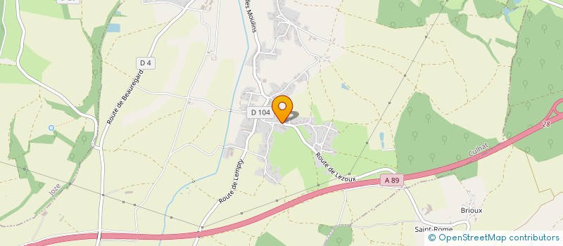 localisation de l'entreprise MONSIEUR MAXIME CONCHON  CULHAT