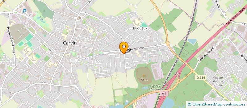 localisation de l'entreprise MONSIEUR MAXIME CONSTANT  CARVIN