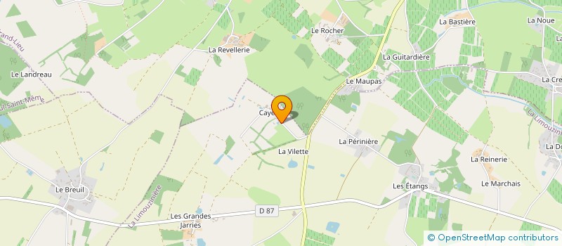 localisation de l'entreprise MONSIEUR MAXIME CONSTANTIN  LA LIMOUZINIERE