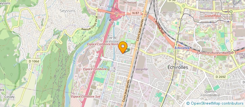 localisation de l'entreprise MONSIEUR MAXIME CONTOZ à ECHIROLLES