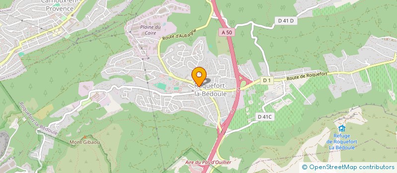 localisation de l'entreprise MONSIEUR MAXIME CONVERS  ROQUEFORT-LA-BEDOULE