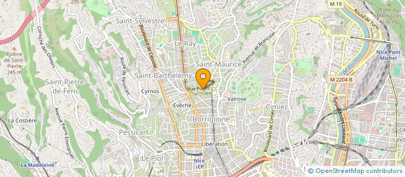 localisation de l'entreprise MONSIEUR MAXIME COPPA à NICE