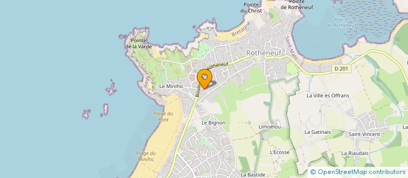 localisation de l'entreprise MONSIEUR MAXIME CORBILLON  SAINT-MALO