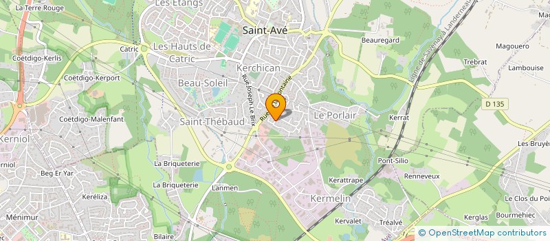 localisation de l'entreprise MONSIEUR MAXIME CORBLIN  SAINT-AVE