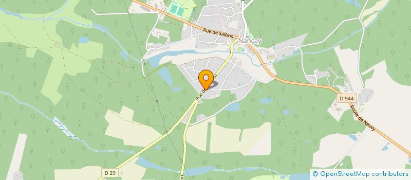 localisation de l'entreprise MONSIEUR MAXIME CORDEIRO  NANCAY