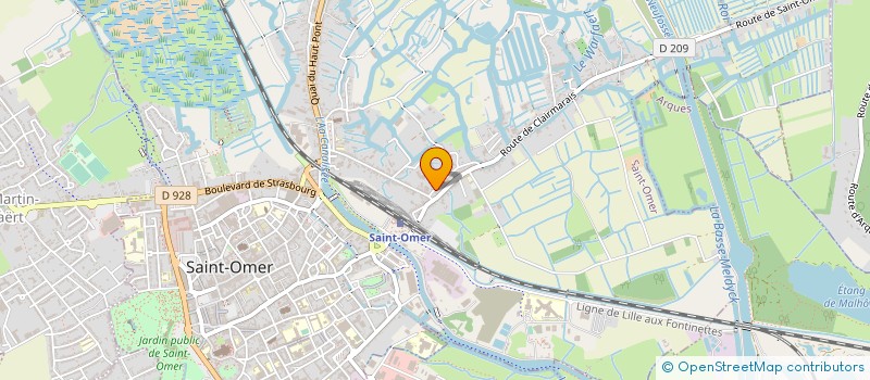 localisation de l'entreprise MONSIEUR MAXIME CORDIEZ  SAINT-OMER