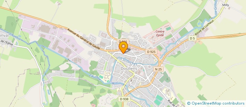 localisation de l'entreprise MONSIEUR MAXIME CORMON  DOULLENS