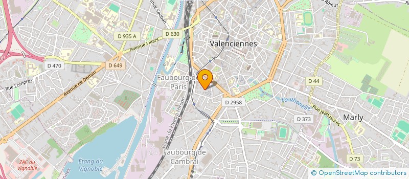 localisation de l'entreprise MONSIEUR MAXIME CORNET à VALENCIENNES