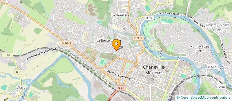 localisation de l'entreprise MONSIEUR MAXIME COSSON à CHARLEVILLE-MEZIERES