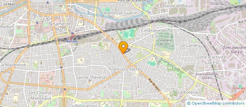 localisation de l'entreprise MONSIEUR MAXIME COTIN  RENNES