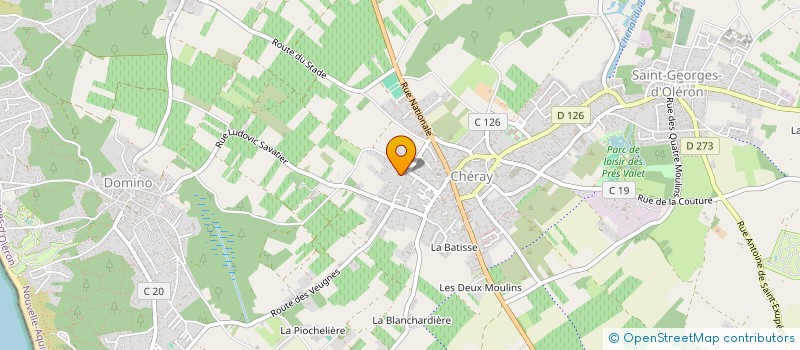 localisation de l'entreprise MONSIEUR MAXIME COULON  SAINT-GEORGES-D'OLERON