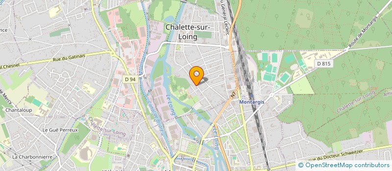 localisation de l'entreprise MONSIEUR MAXIME COURAT  CHALETTE-SUR-LOING