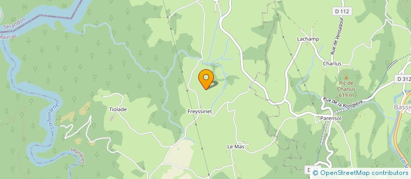 localisation de l'entreprise MONSIEUR MAXIME COURDOUAN à CHAMPAGNAC