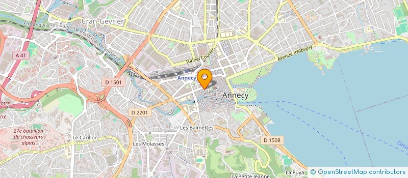 localisation de l'entreprise MONSIEUR MAXIME COURNAULT à ANNECY