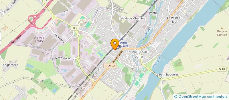 localisation de l'entreprise MONSIEUR MAXIME COURRILLAUD  MEUNG-SUR-LOIRE