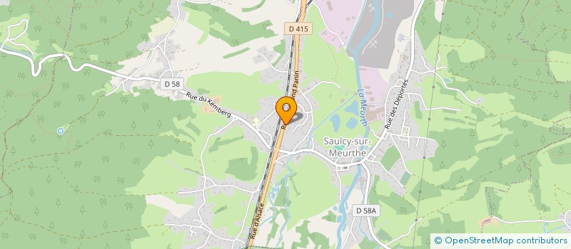 localisation de l'entreprise MONSIEUR MAXIME COURTIL  SAULCY-SUR-MEURTHE