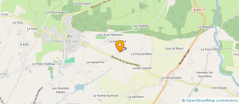 localisation de l'entreprise MONSIEUR MAXIME COUSIN  SOULEUVRE EN BOCAGE