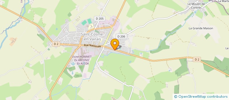 localisation de l'entreprise MONSIEUR MAXIME COUTINHO  HAM