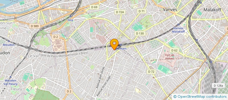 localisation de l'entreprise MONSIEUR MAXIME COUTODIER à CLAMART