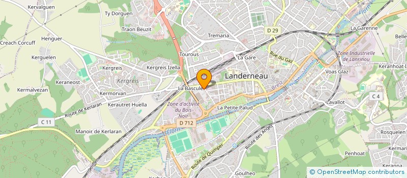 localisation de l'entreprise MONSIEUR MAXIME COZIEN  HOPITAL-CAMFROUT