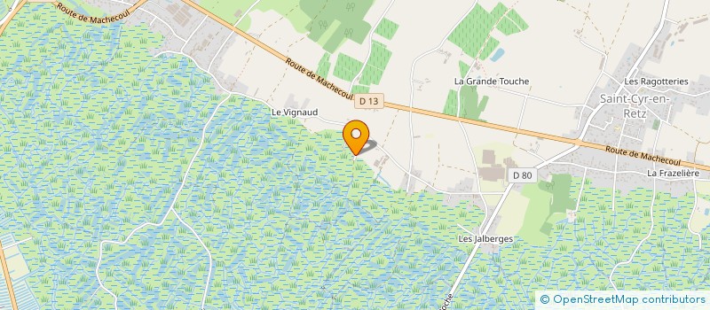 localisation de l'entreprise MONSIEUR MAXIME COZIEN  VILLENEUVE-EN-RETZ