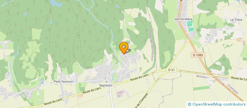 localisation de l'entreprise MONSIEUR MAXIME CRETINON  PORTE-DES-BONNEVAUX