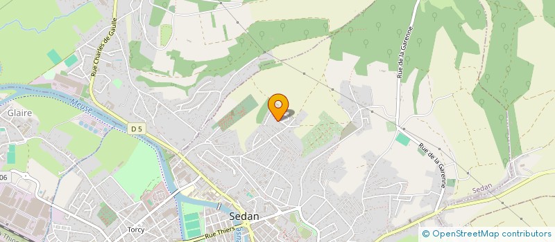 localisation de l'entreprise MONSIEUR MAXIME CRETON  SEDAN