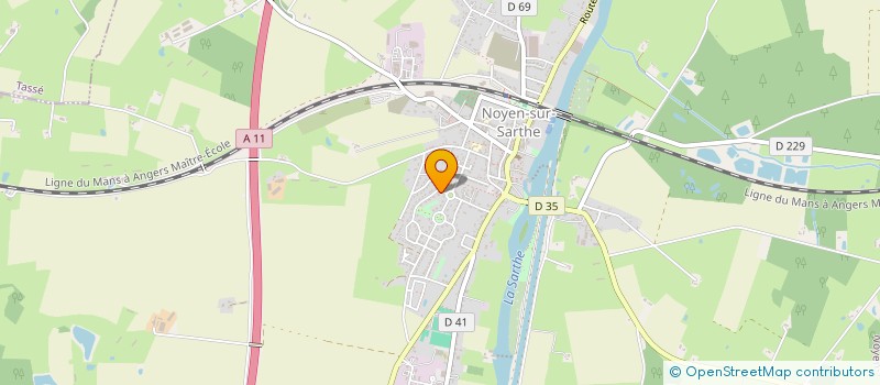 localisation de l'entreprise MONSIEUR MAXIME CRIELOUE  NOYEN-SUR-SARTHE