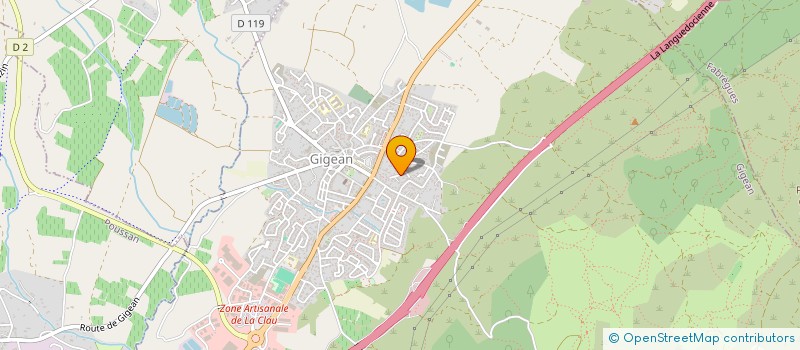 localisation de l'entreprise MONSIEUR MAXIME CRUARD  GIGEAN