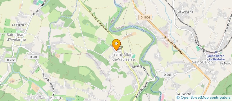 localisation de l'entreprise MONSIEUR MAXIME CRUYPENNINCK  SAINT-ALBIN-DE-VAULSERRE