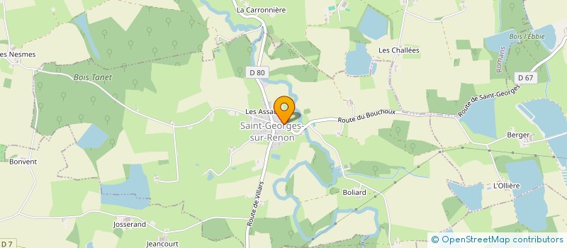 localisation de l'entreprise MONSIEUR MAXIME CZAJKOWSKI  SAINT-GEORGES-SUR-RENON