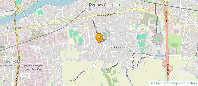 localisation de l'entreprise MONSIEUR MAXIME D'ARPINO  DECINES CHARPIEU