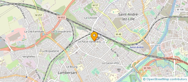 localisation de l'entreprise MONSIEUR MAXIME D'HAU à LAMBERSART