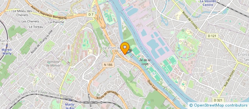localisation de l'entreprise MONSIEUR MAXIME D'ORNANO  LE PORT-MARLY