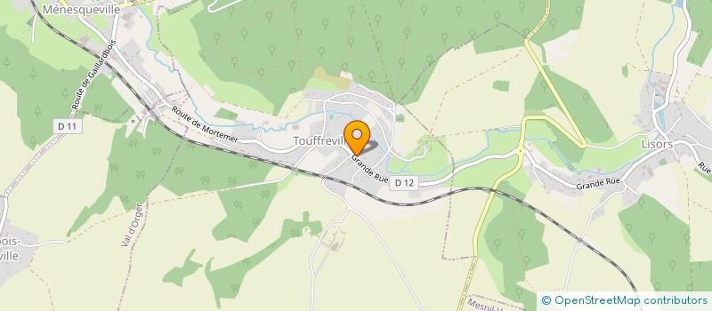 localisation de l'entreprise MONSIEUR MAXIME DA SILVA  TOUFFREVILLE