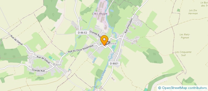 localisation de l'entreprise MONSIEUR MAXIME DAMBREVILLE à LA COMTE