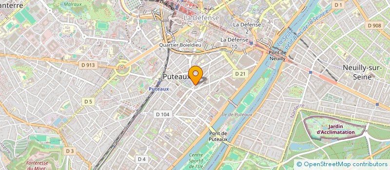 localisation de l'entreprise MONSIEUR MAXIME DANEL  PUTEAUX